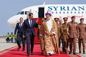 رئیس جمهور سوریه وارد عمان شد